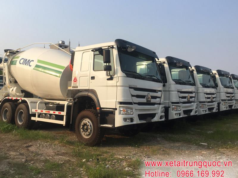 Xe trộn bê tông Howo 12m3